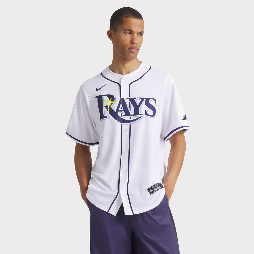 Men's Tampa Bay Rays Nike White Home Limited Jersey - 5