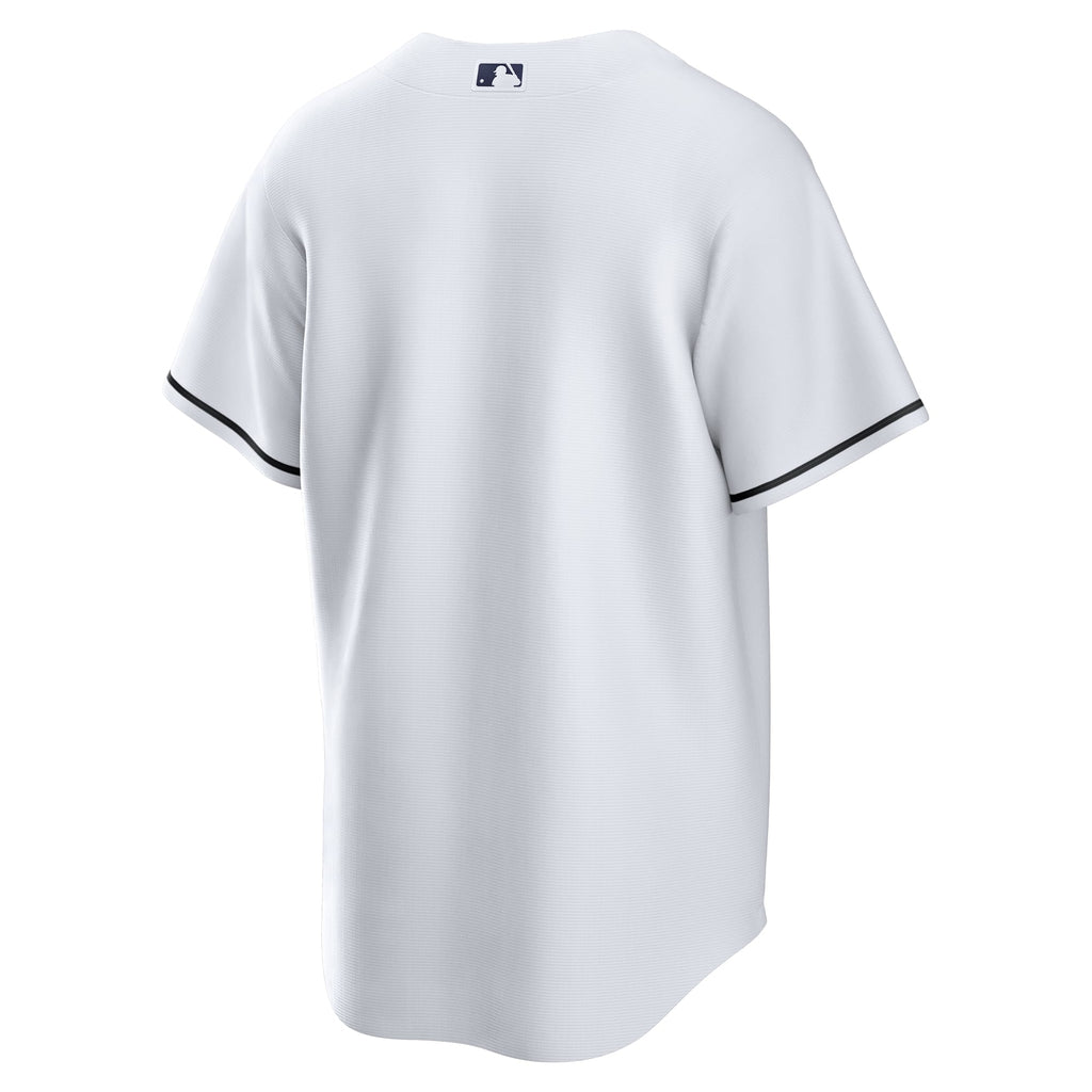 Men's Tampa Bay Rays Nike White Home Replica Team Jersey - 4