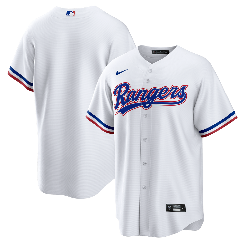 Men's Texas Rangers Nike White Home Big & Tall Replica Jersey - 2