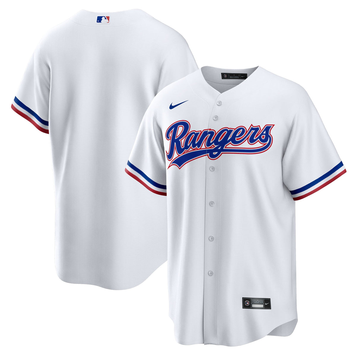 Men's Texas Rangers Nike White Home Big & Tall Replica Jersey