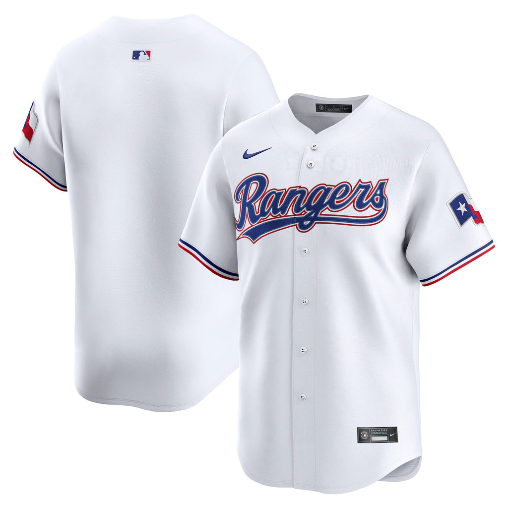 Men's Texas Rangers Nike White Home Limited Jersey - 2