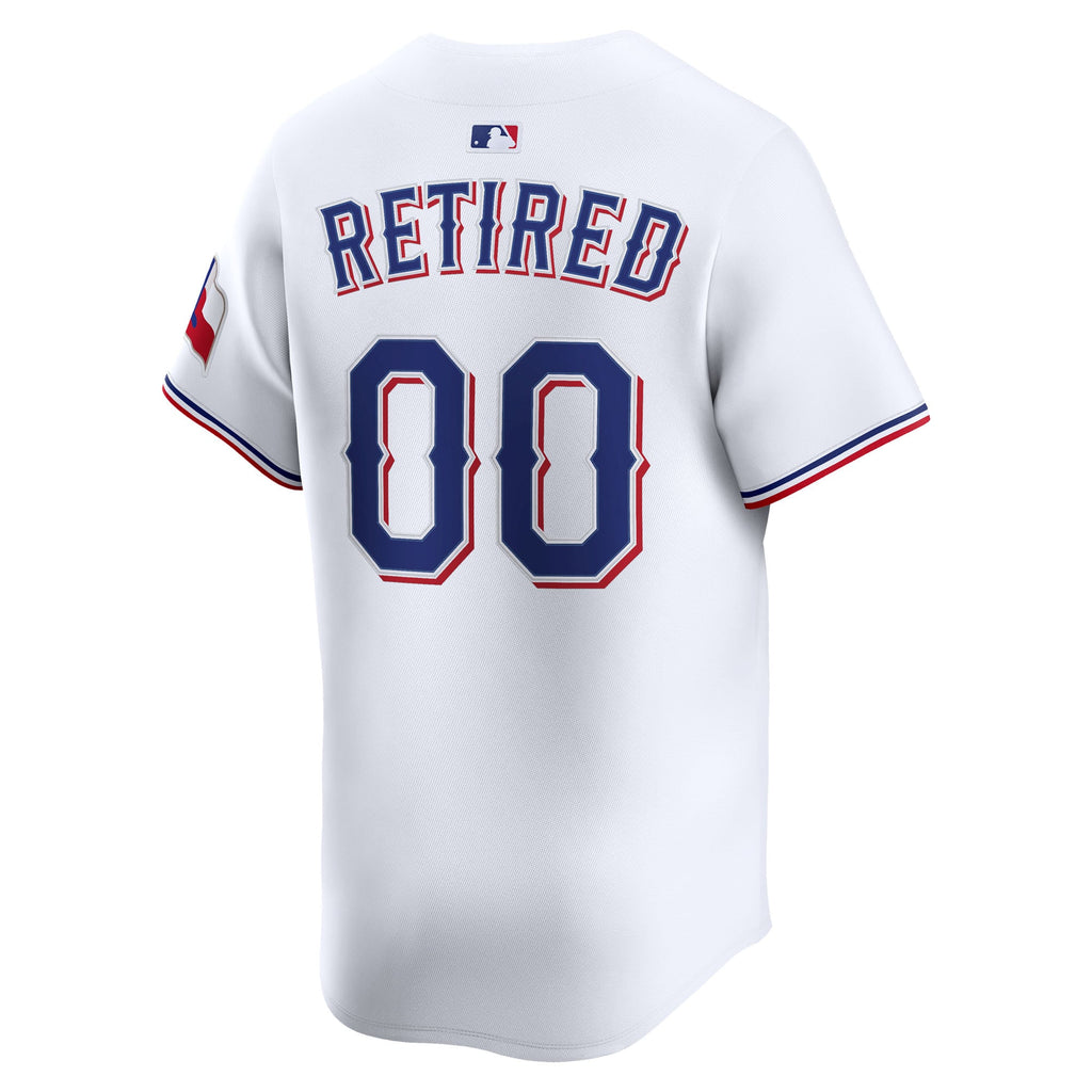 Men's Texas Rangers Nike White Home Limited Pick-A-Player Retired Roster Jersey - 4
