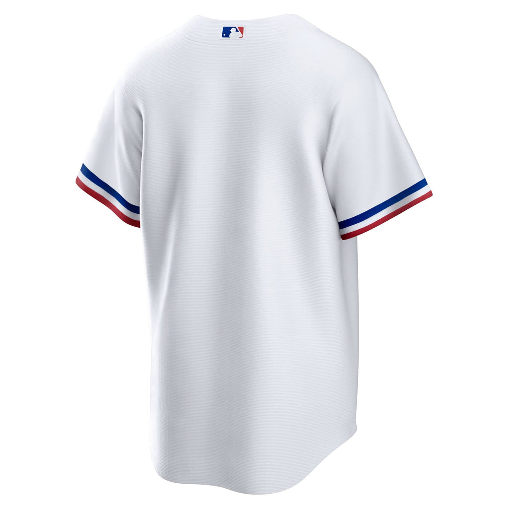 Men's Texas Rangers Nike White Home Replica Team Jersey - 7