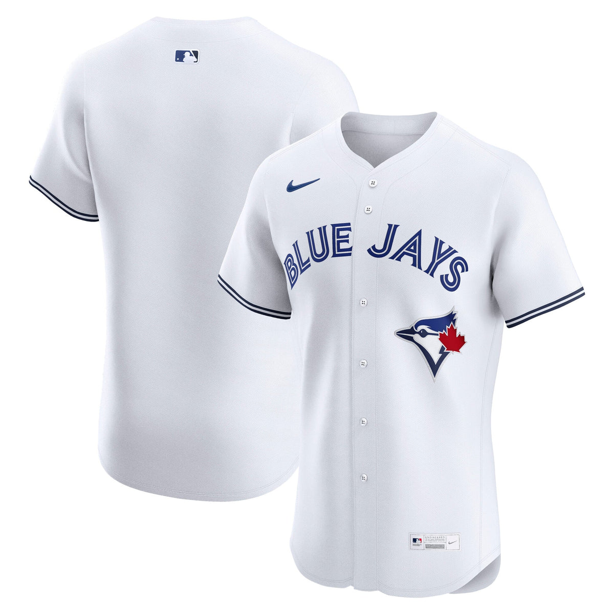 Men's Toronto Blue Jays Nike White Home Elite Jersey - 2