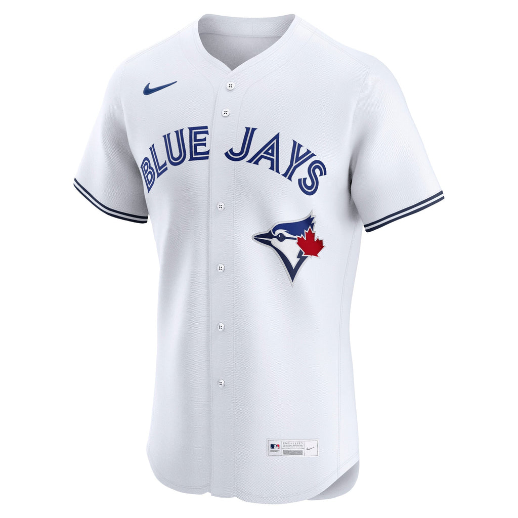 Men's Toronto Blue Jays Nike White Home Elite Jersey - 3