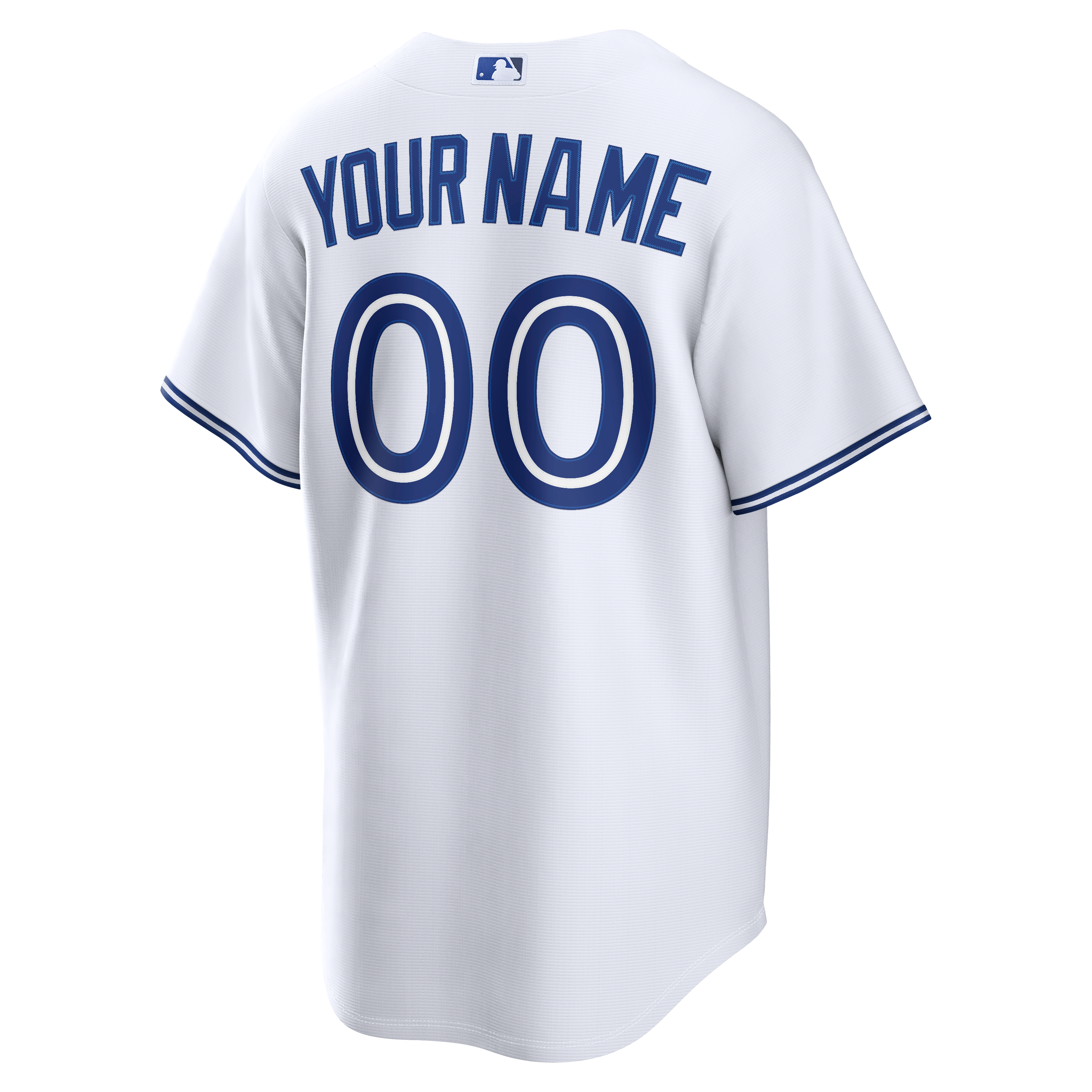 Men's Toronto Blue Jays Nike White Home Replica Custom Jersey - 4