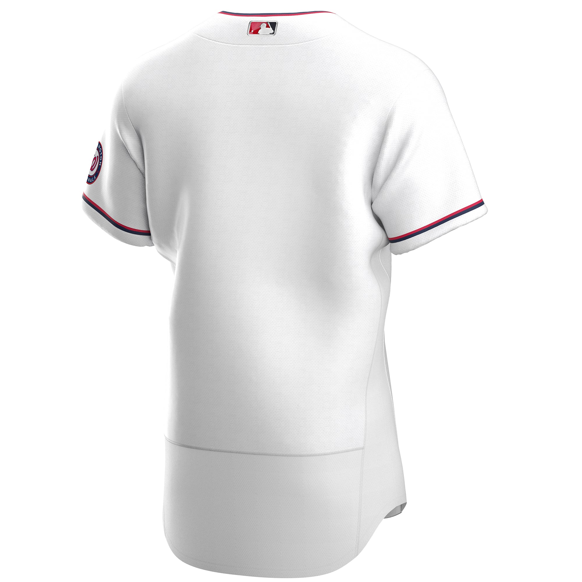 Men's Washington Nationals Nike White Alternate Authentic Team Jersey - 4