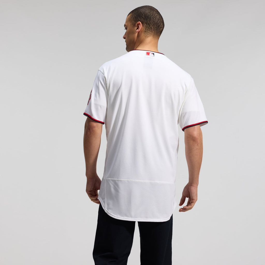 Men's Washington Nationals Nike White Home Authentic Jersey - 6