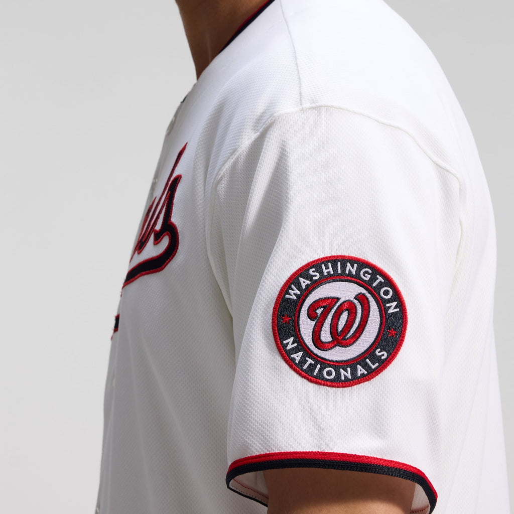 Men's Washington Nationals Nike White Home Authentic Jersey - 10