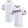 Men's Washington Nationals Nike White Home Authentic Jersey