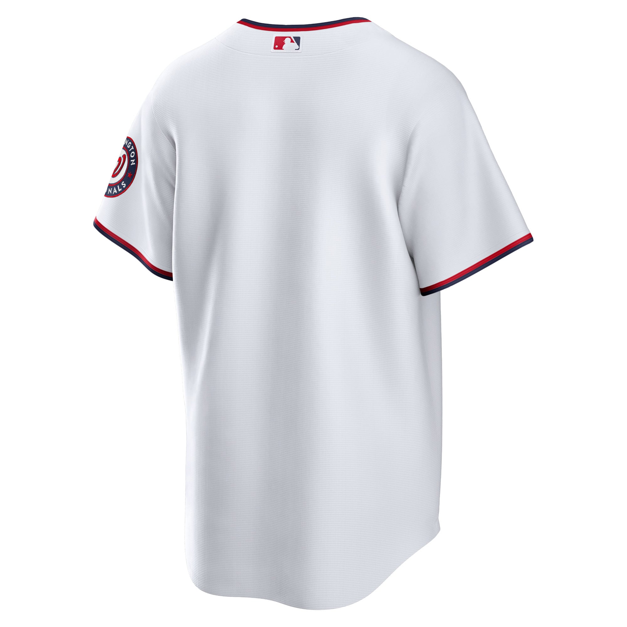 Men's Washington Nationals Nike White Home Blank Replica Jersey - 4