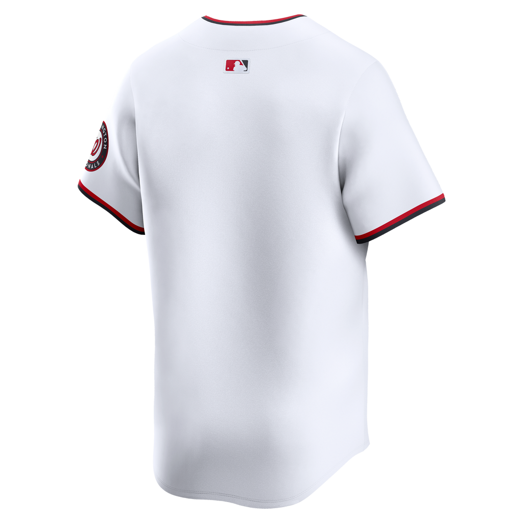 Men's Washington Nationals Nike White Home Limited Jersey - 4