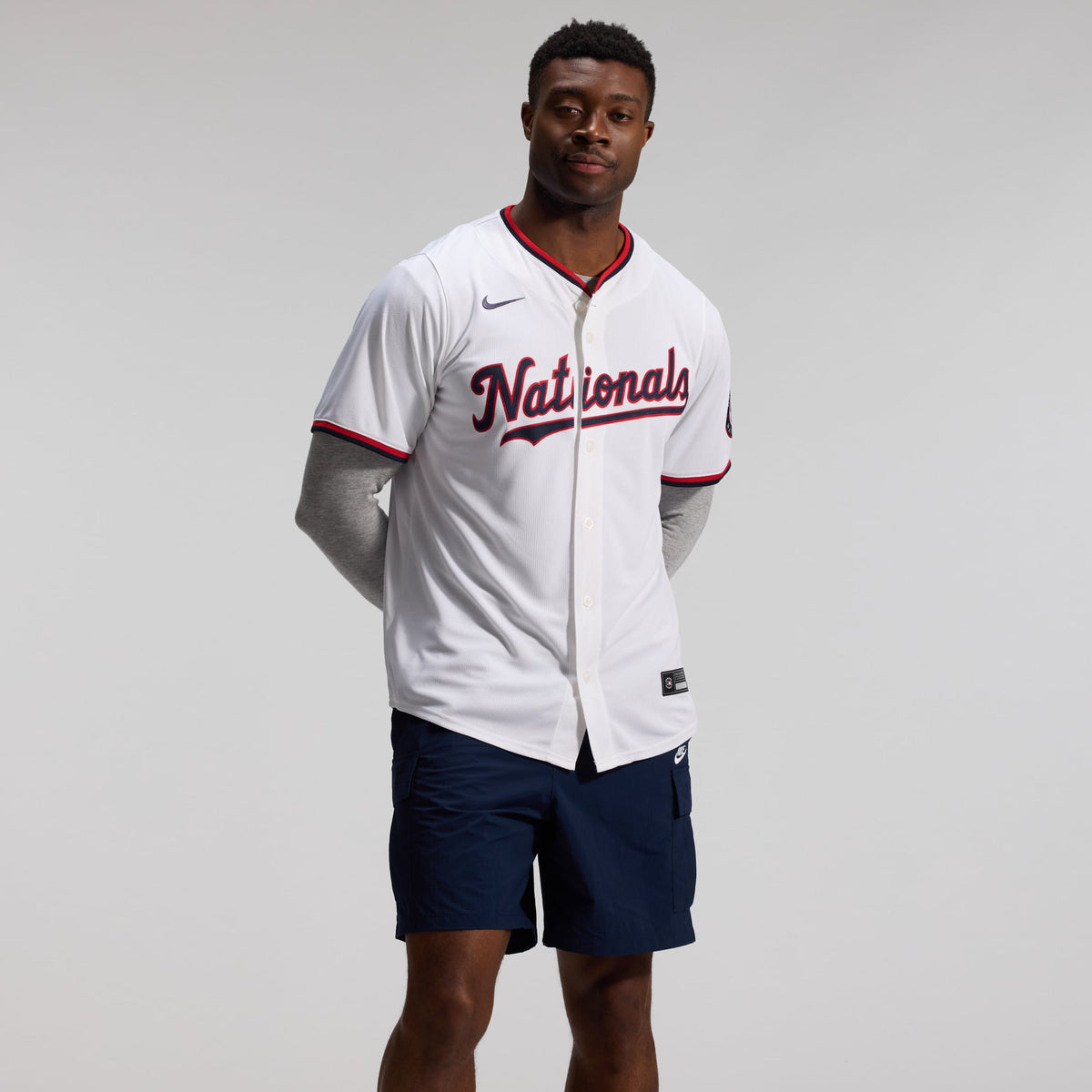 Men's Washington Nationals Nike White Home Limited Jersey - 5