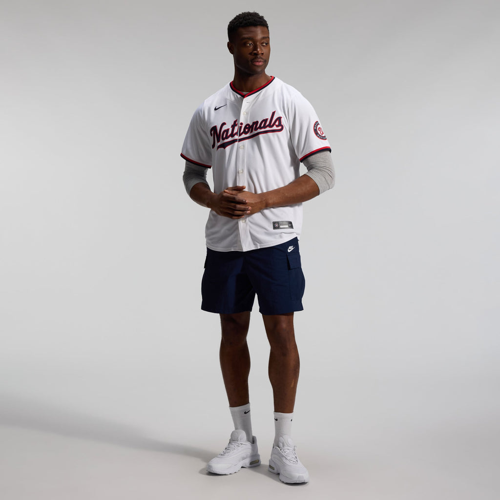 Men's Washington Nationals Nike White Home Limited Jersey - 7