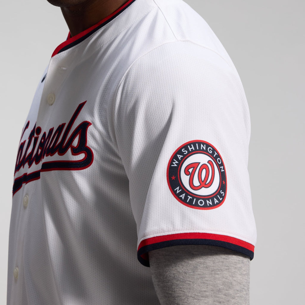 Men's Washington Nationals Nike White Home Limited Jersey - 9