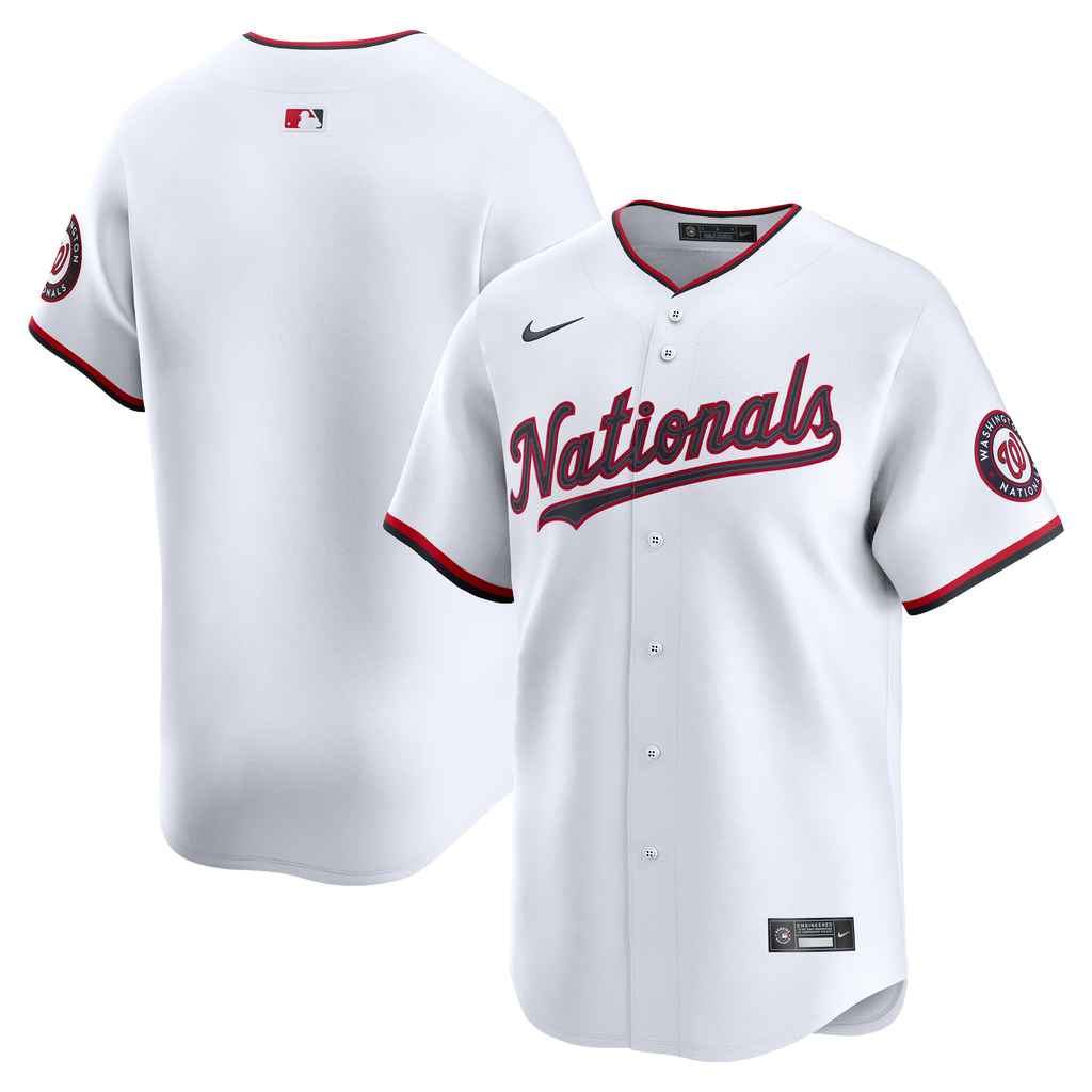 Men's Washington Nationals Nike White Home Limited Jersey