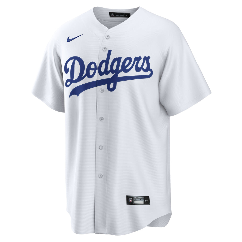 Men's Los Angeles Dodgers Will Smith Nike White Home Replica Jersey - 5