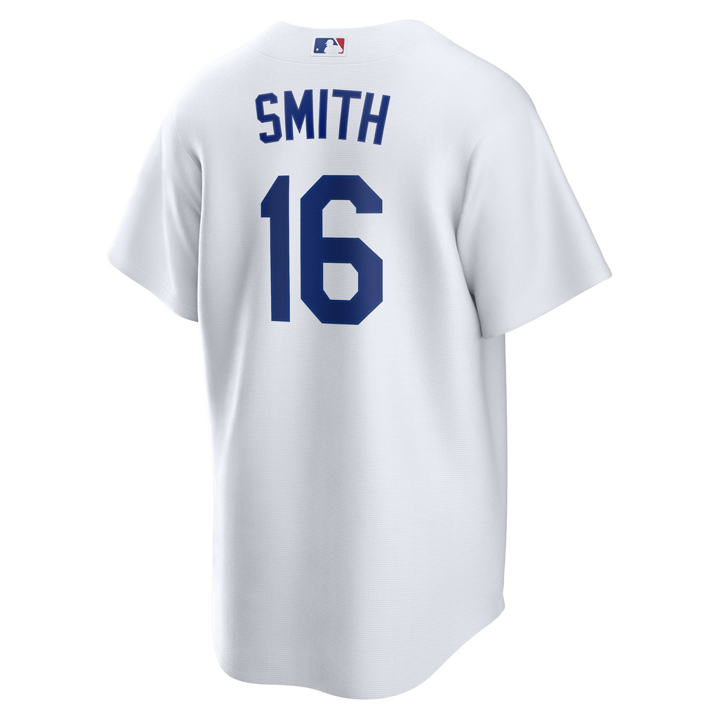 Men's Los Angeles Dodgers Will Smith Nike White Home Replica Jersey - 6