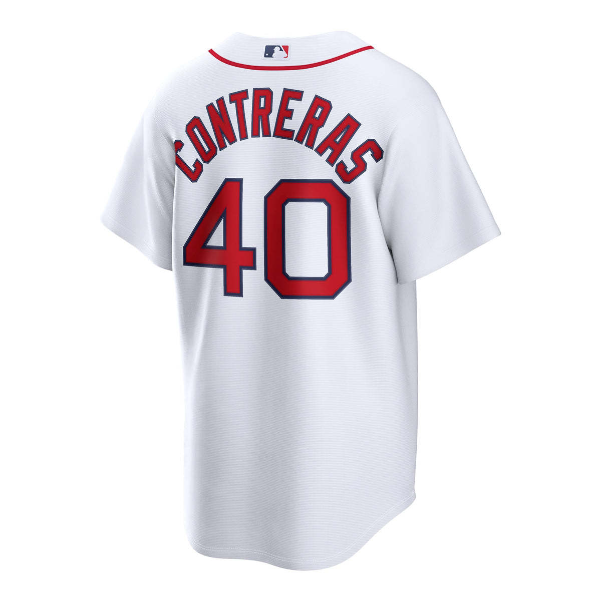 Men's Boston Red Sox Willson Contreras Nike White Home Replica Jersey - 4