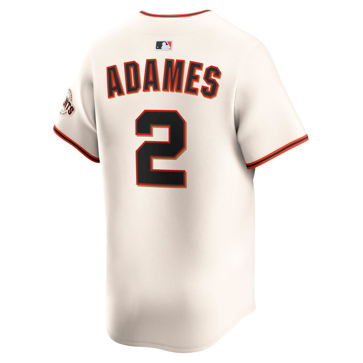 Men's San Francisco Giants Willy Adames Nike Cream Home Limited Player Jersey - 4