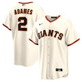 Men's San Francisco Giants Willy Adames Nike Cream Home Replica Jersey