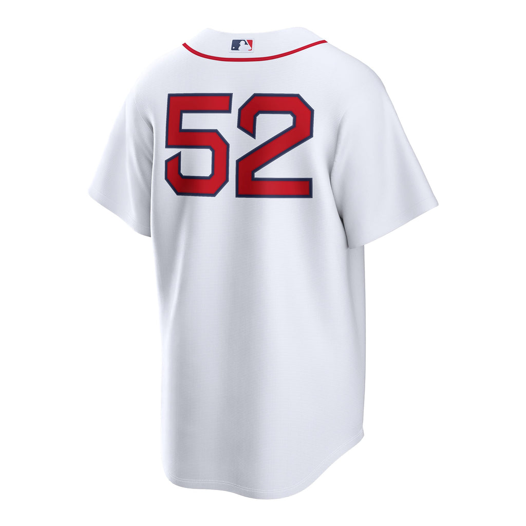 Men's Boston Red Sox Wilyer Abreu Nike White Home Replica Jersey - 4