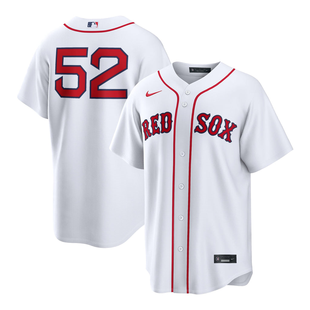 Men's Boston Red Sox Wilyer Abreu Nike White Home Replica Jersey