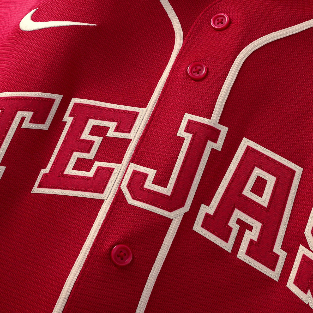 Men's Texas Rangers Wyatt Langford Nike Red 2026 City Connect Stadium Jersey - 5