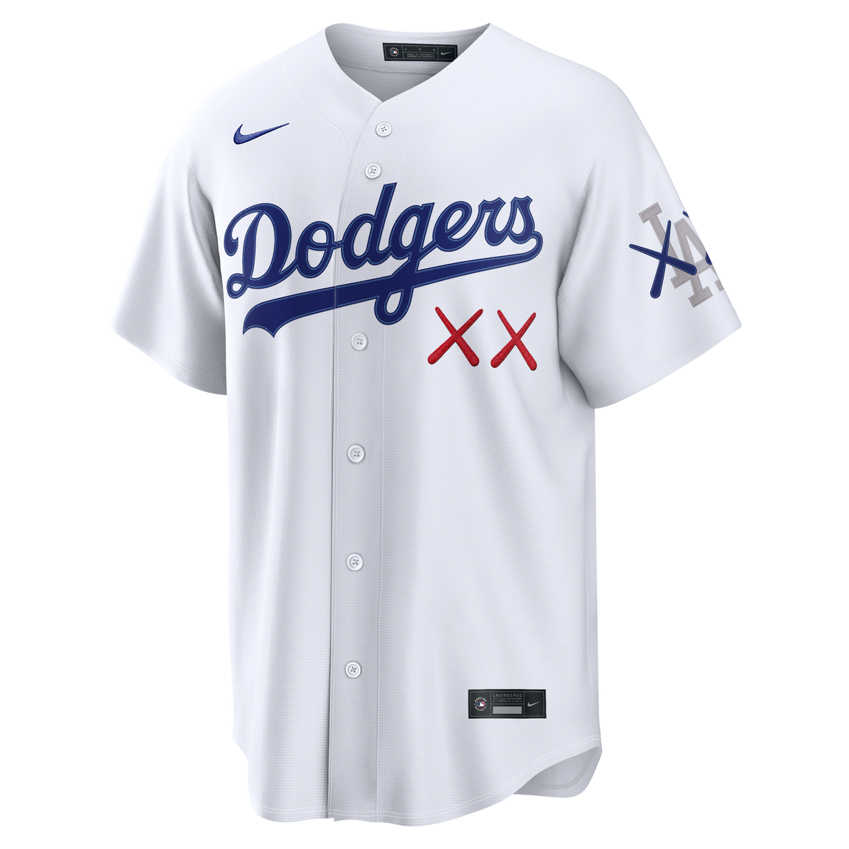 Men's Los Angeles Dodgers Nike x KAWS White Stadium Jersey - 3