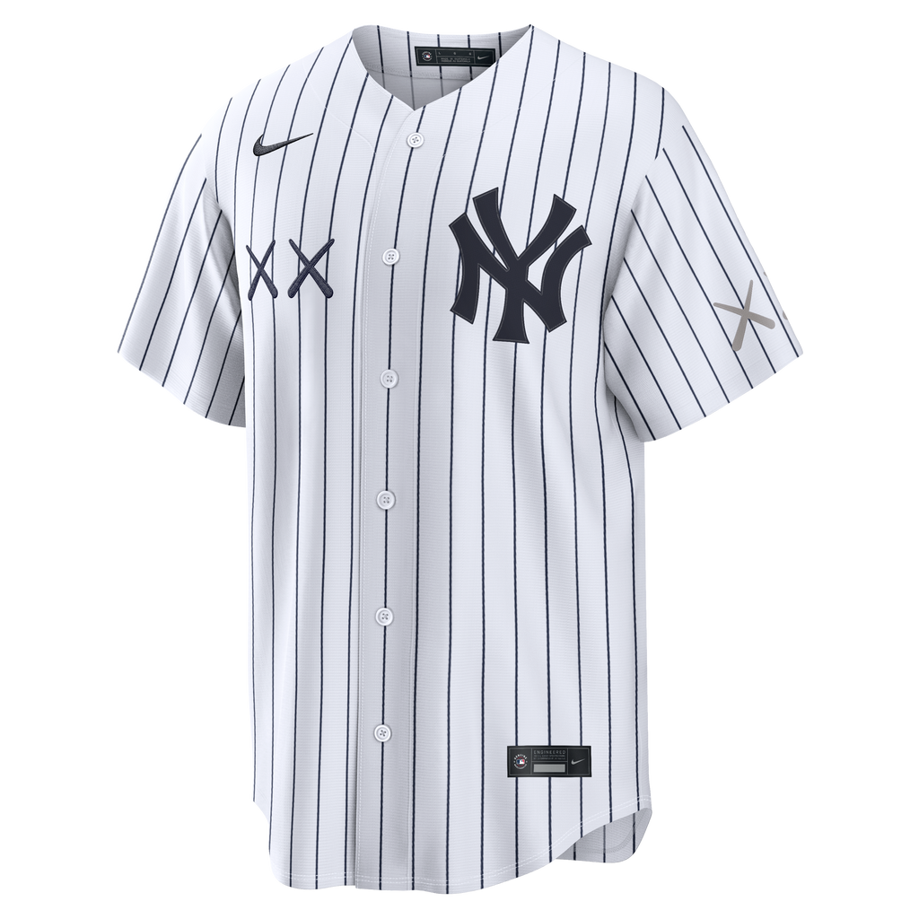 Men's New York Yankees Nike x KAWS White Stadium Jersey - 3