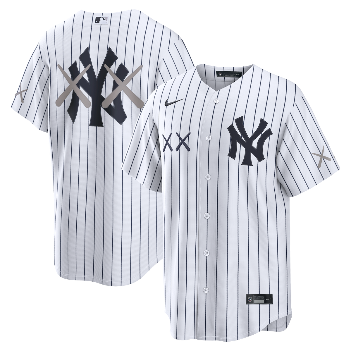 Men's New York Yankees Nike x KAWS White Stadium Jersey