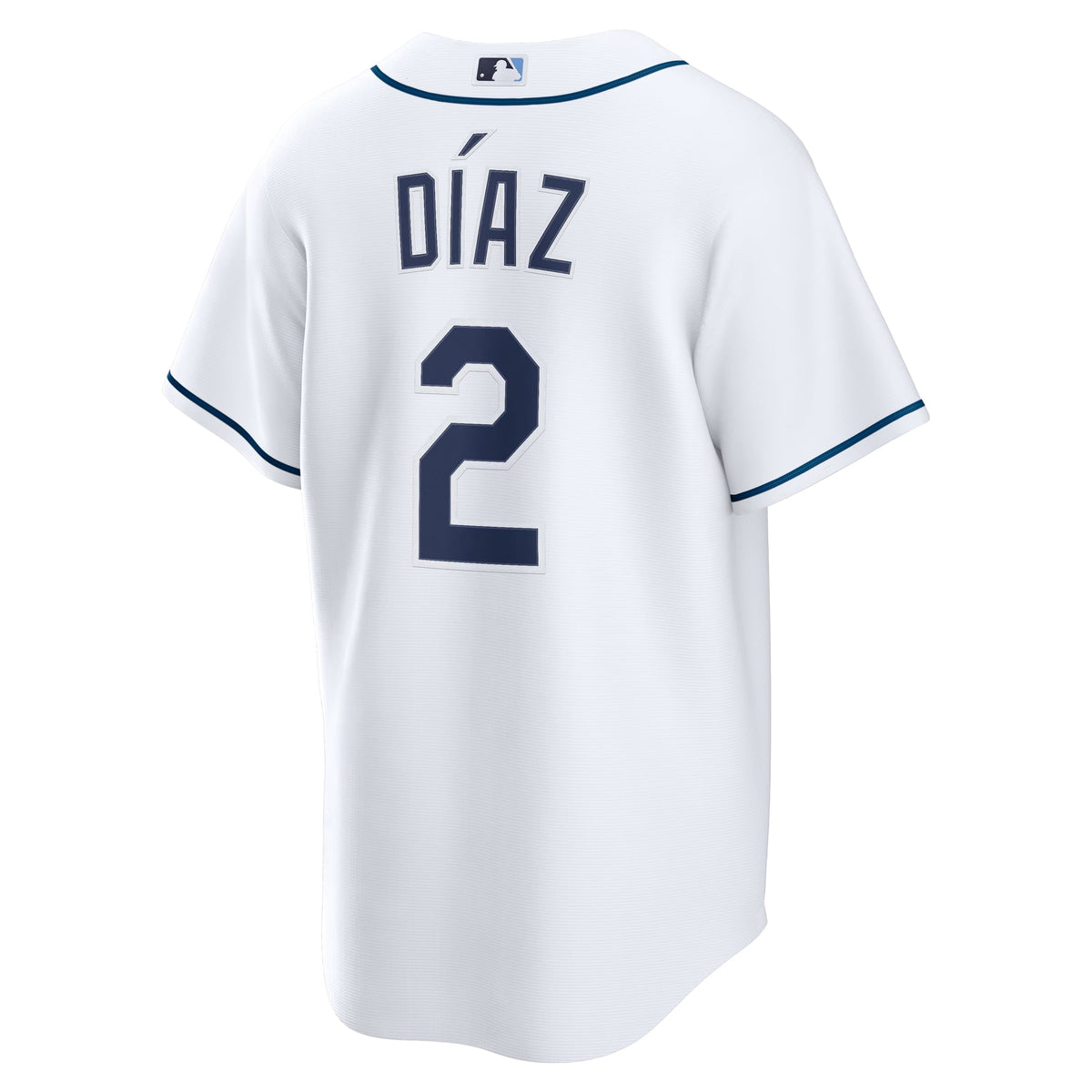Men's Tampa Bay Rays Yandy Díaz Nike White Home Replica Jersey - 8