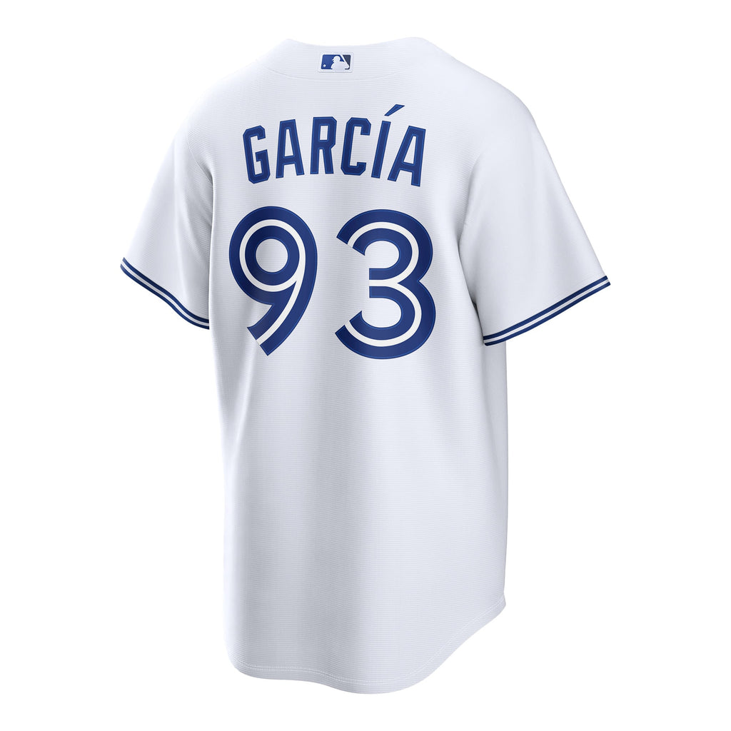 Men's Toronto Blue Jays Yimi García Nike White Home Replica Jersey - 4