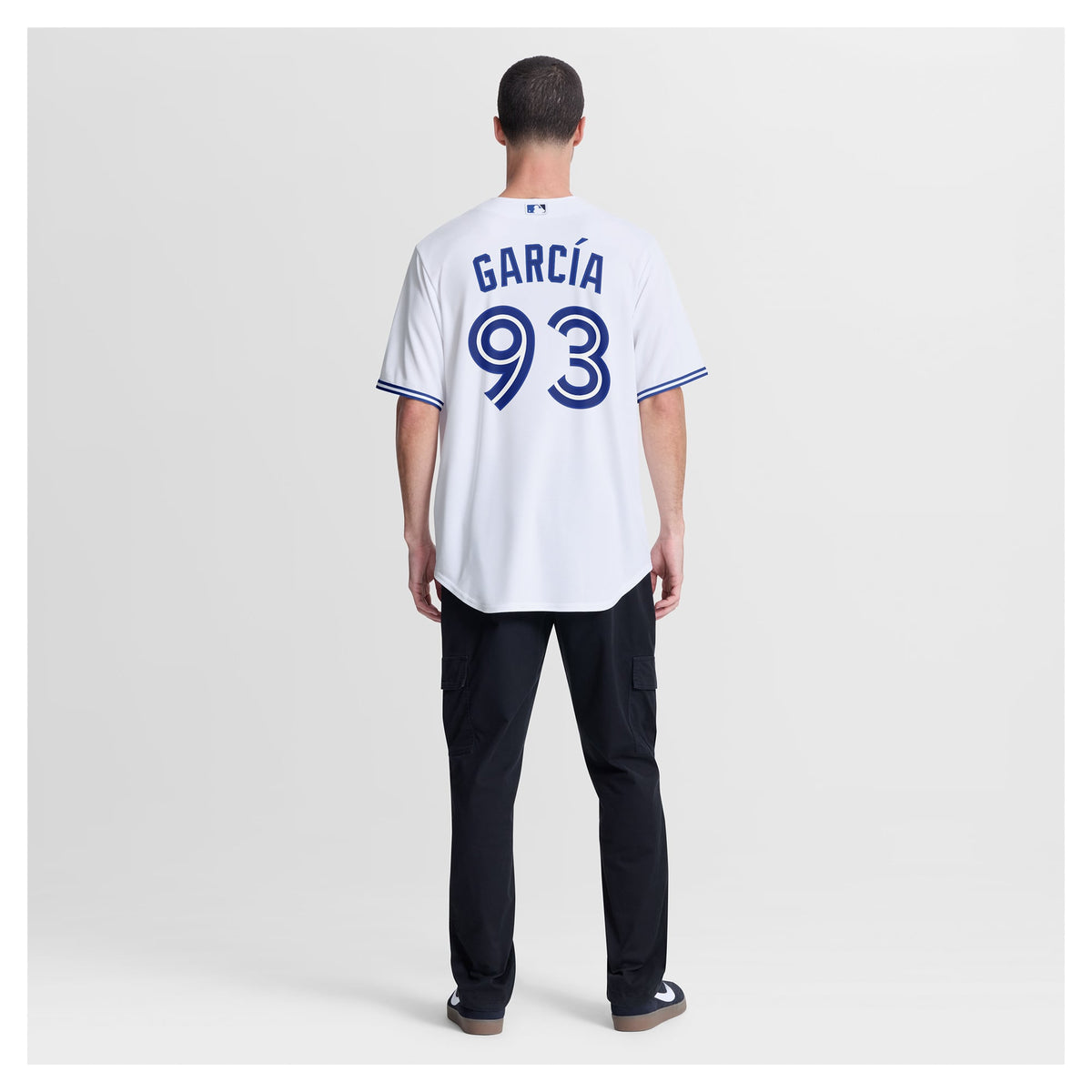 Men's Toronto Blue Jays Yimi García Nike White Home Replica Jersey - 6