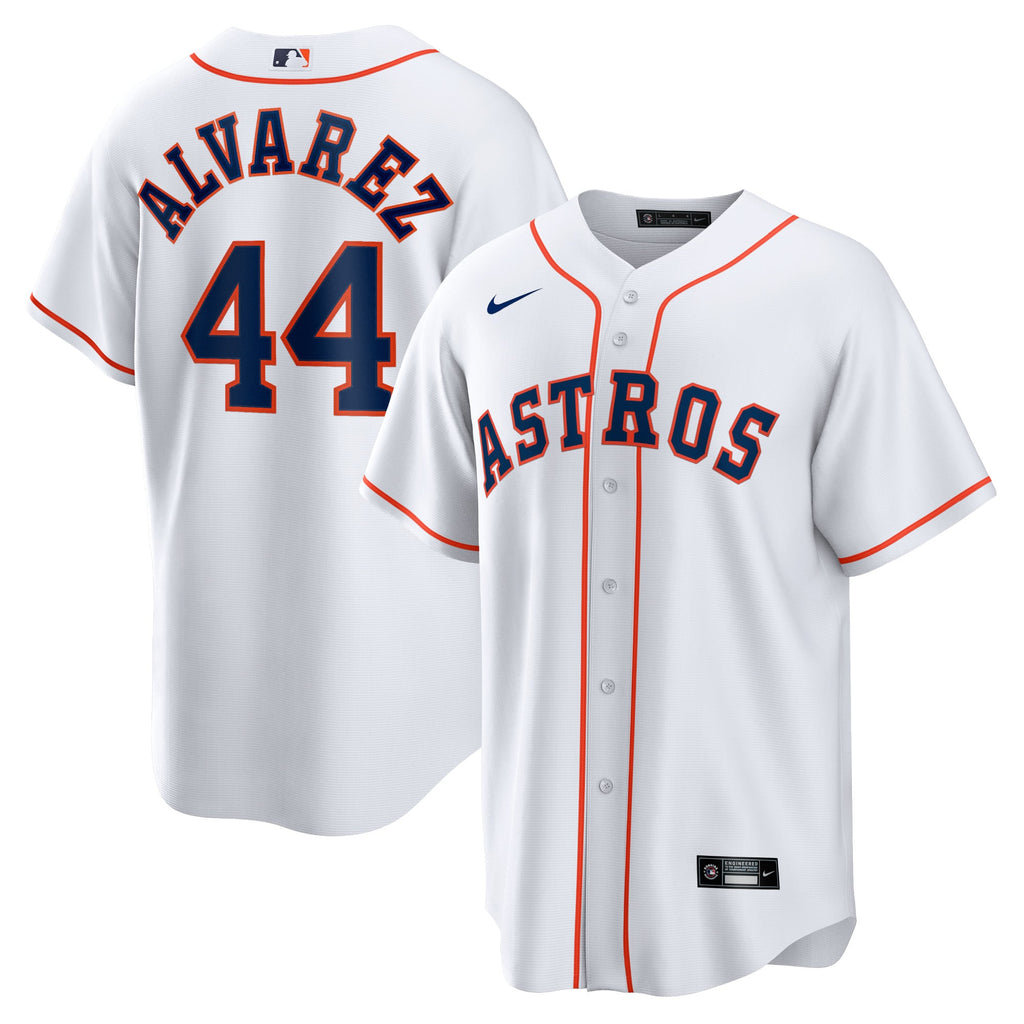 Men's Houston Astros Yordan Álvarez Nike White Home Replica Player Jersey - 2