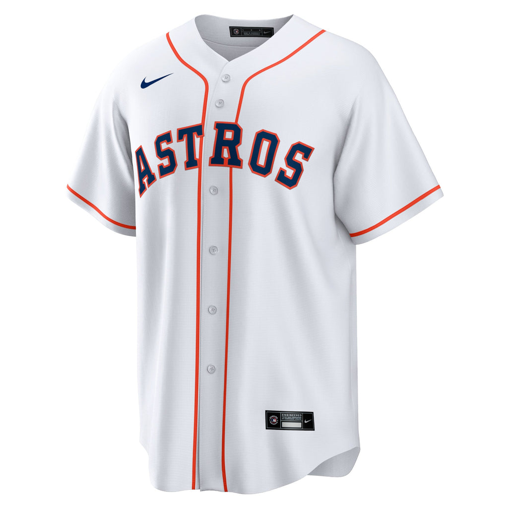 Men's Houston Astros Yordan Álvarez Nike White Home Replica Player Jersey - 3