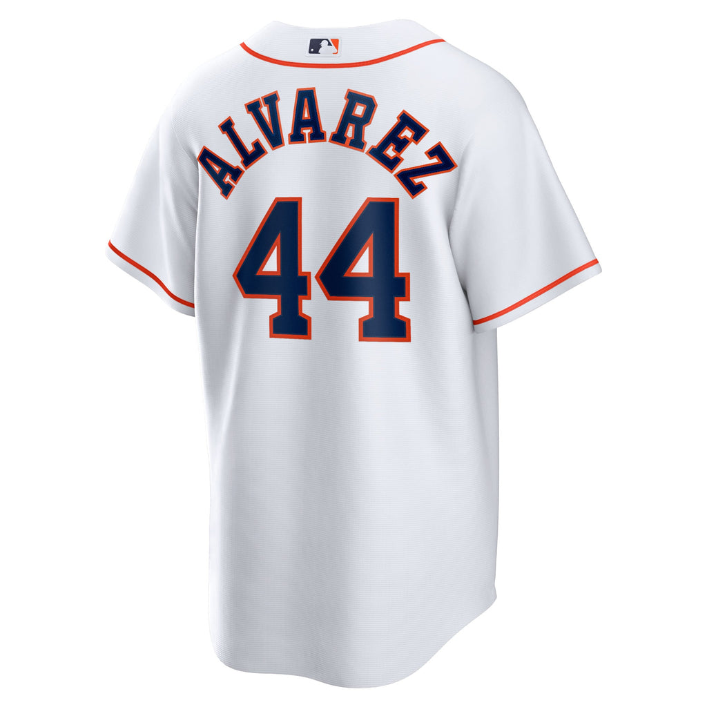 Men's Houston Astros Yordan Álvarez Nike White Home Replica Player Jersey - 4