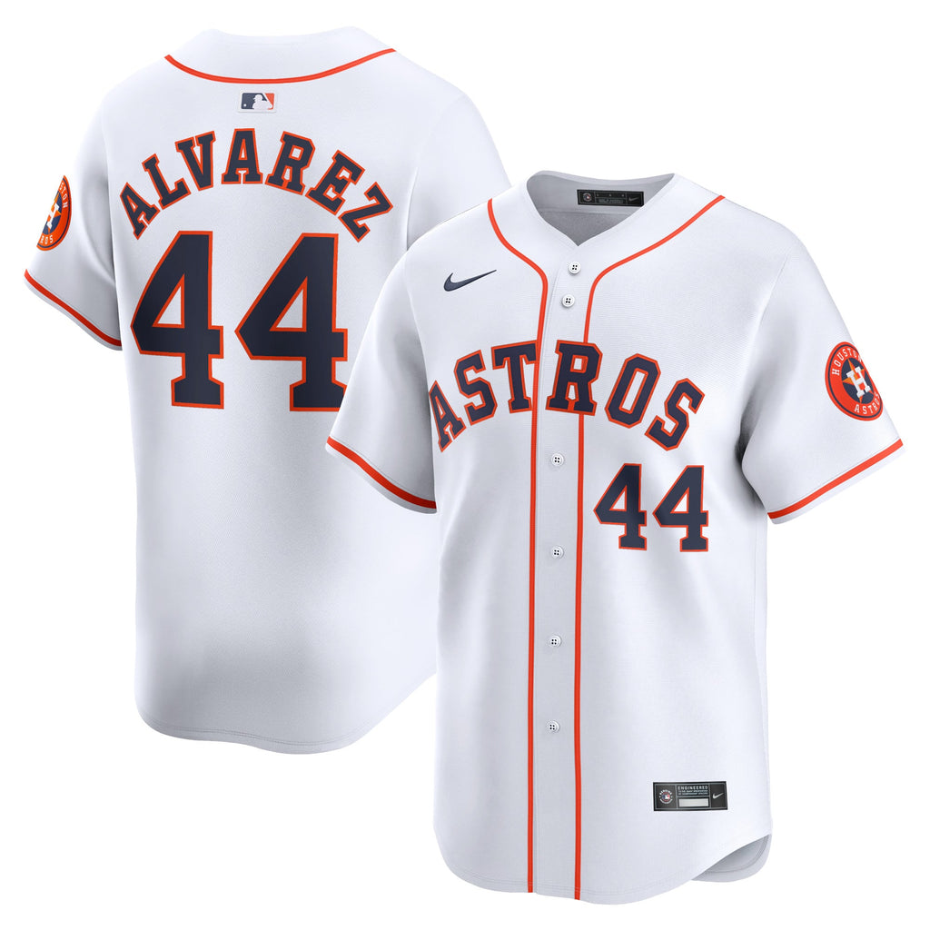 Men's Houston Astros Yordan Alvarez Nike White Home Limited Player Jersey - 2