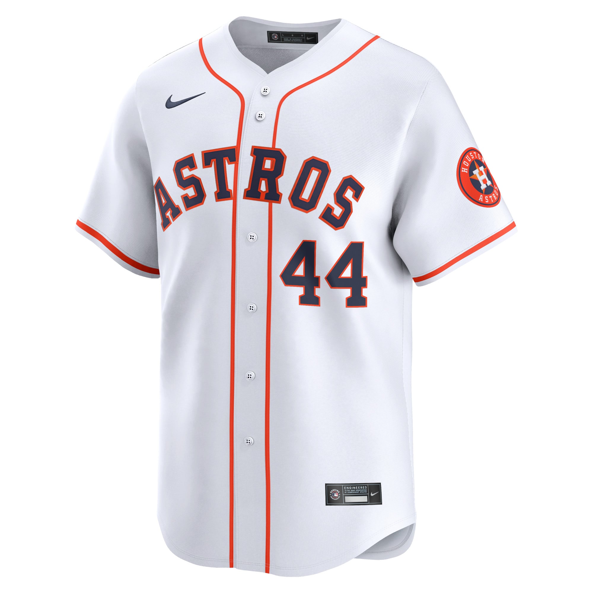 Men's Houston Astros Yordan Alvarez Nike White Home Limited Player Jersey - 3