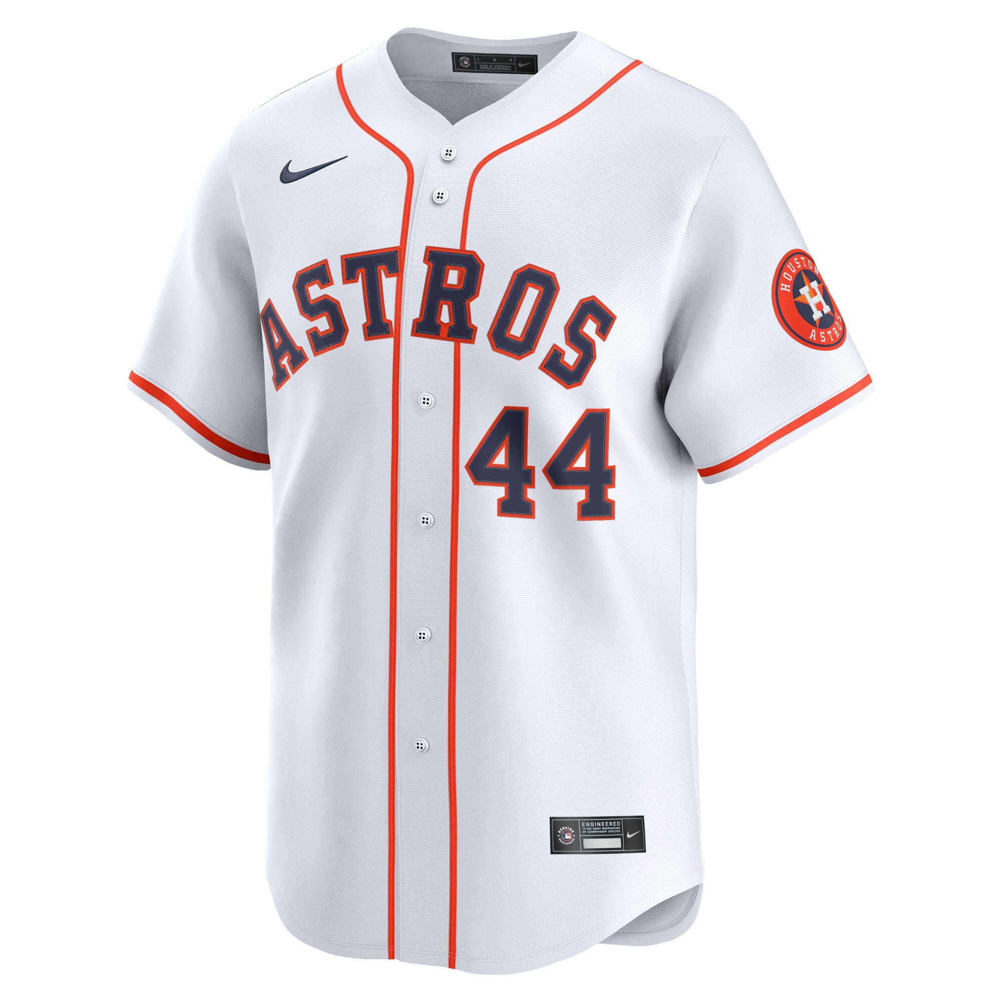 Men's Houston Astros Yordan Alvarez Nike White Home Limited Player Jersey - 3