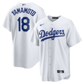 Men's Los Angeles Dodgers Yoshinobu Yamamoto Nike White Home Replica Jersey