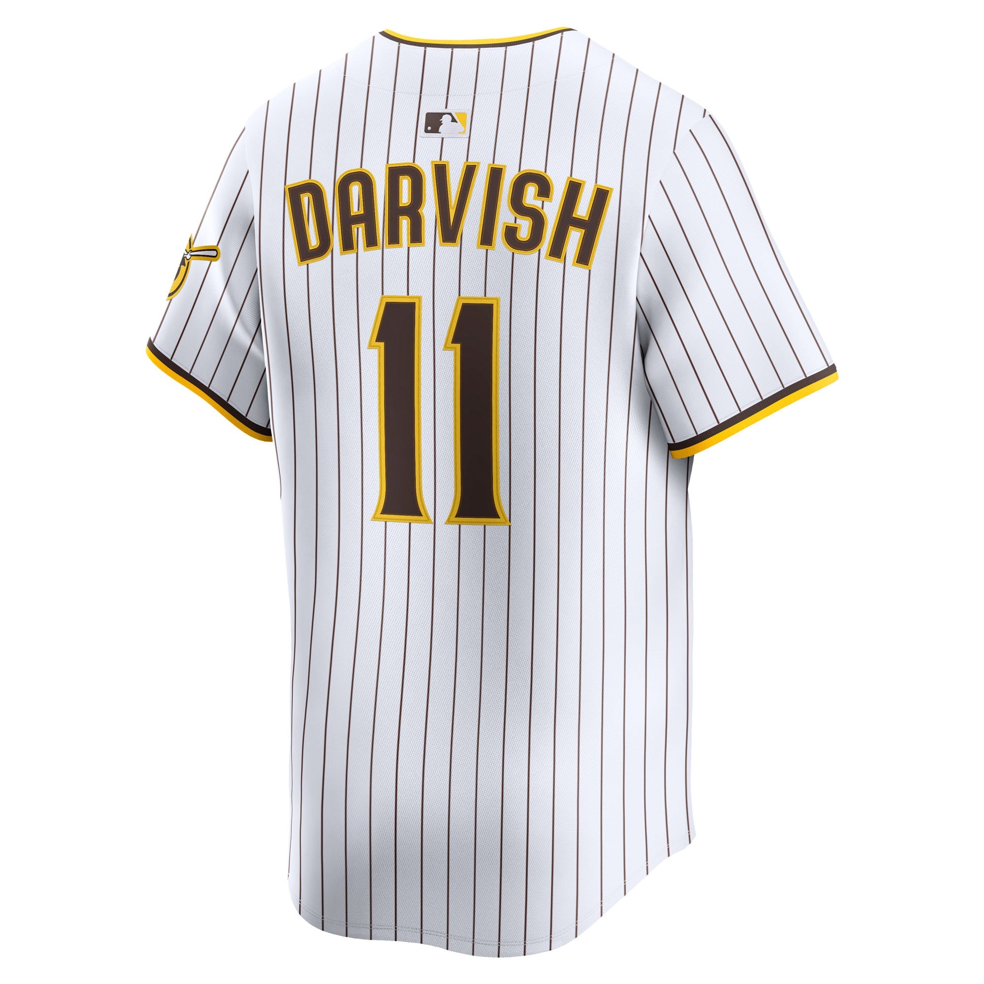 Men's San Diego Padres Yu Darvish Nike White Home Limited Player Jersey - 4