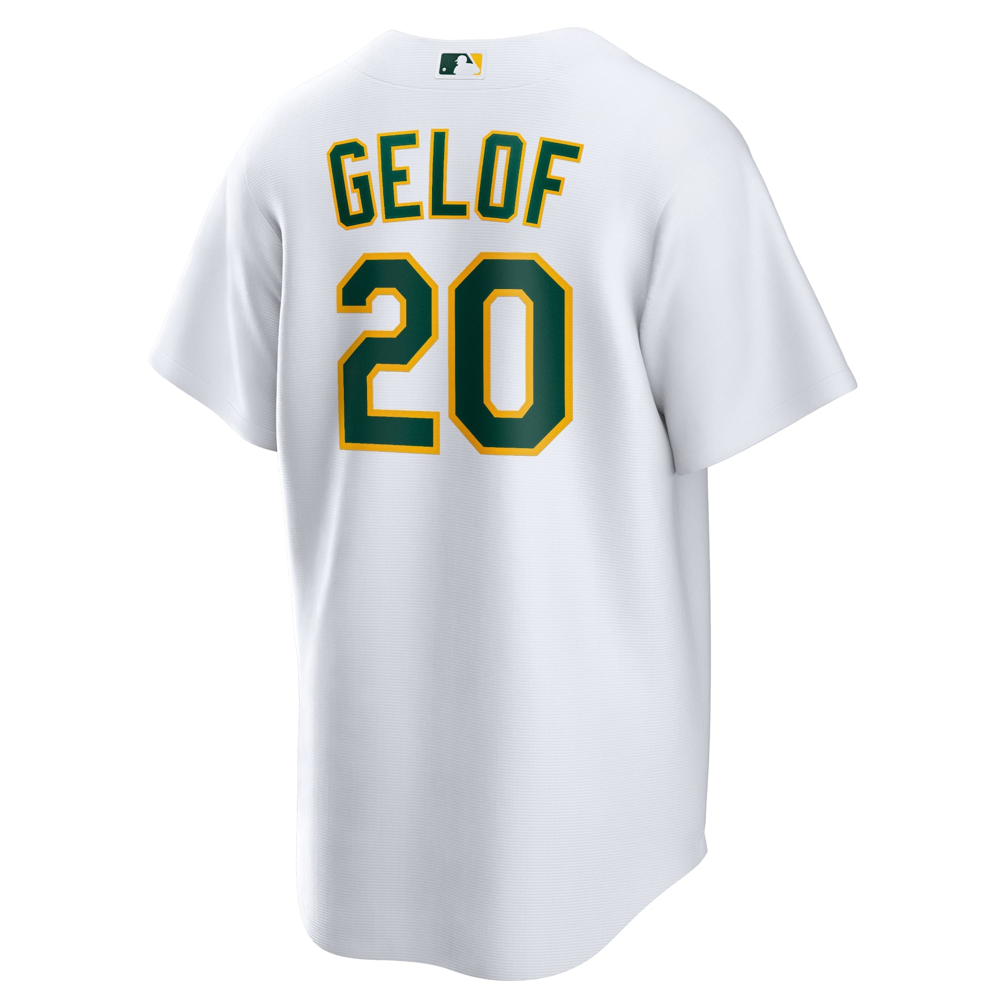Men's Athletics Zack Gelof Nike White Home Replica Jersey - 4