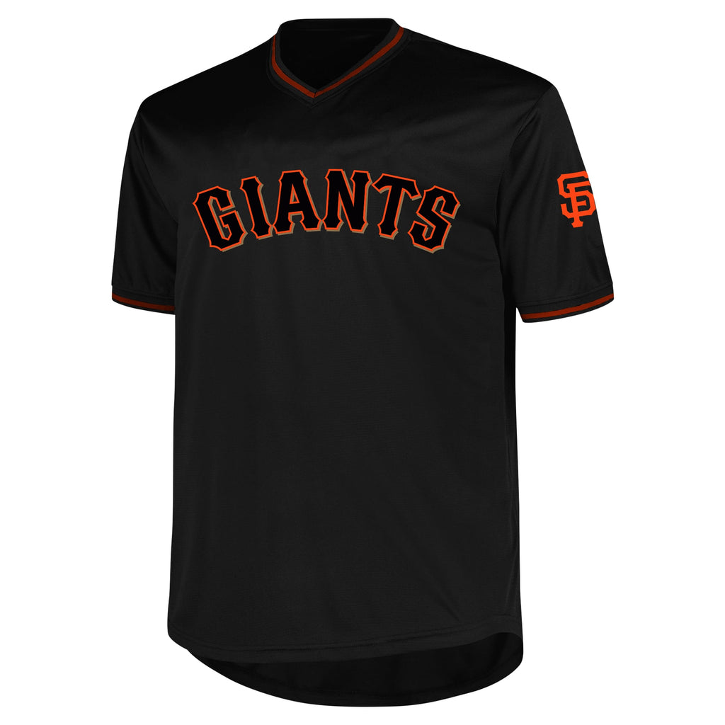 Men's San Francisco Giants Profile Black Big & Tall Pop Fashion Jersey - 3