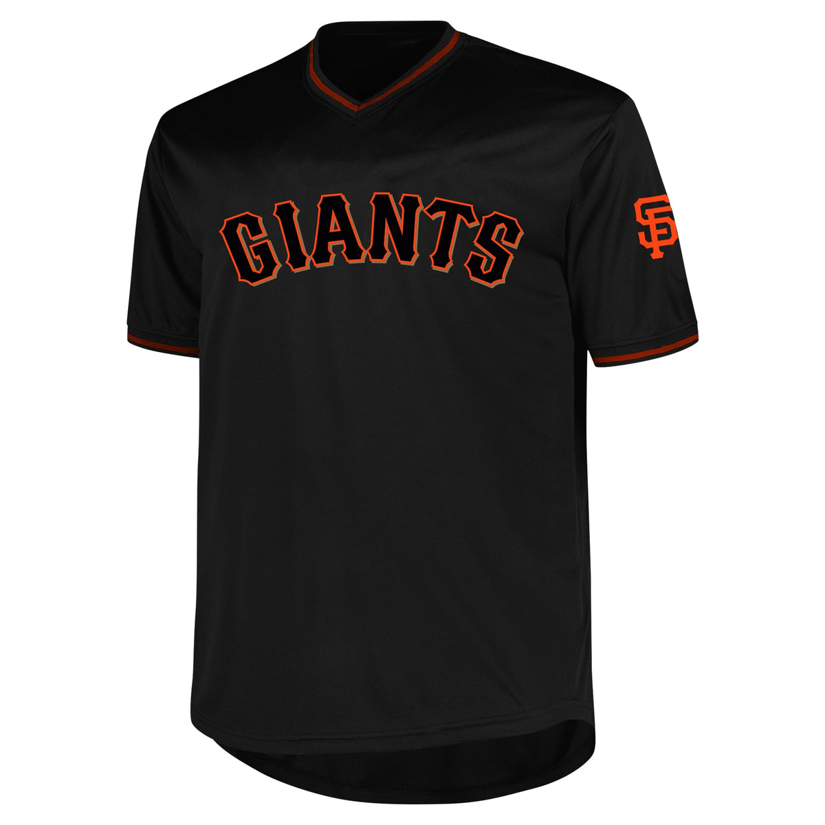 Men's San Francisco Giants Profile Black Big & Tall Pop Fashion Jersey - 3