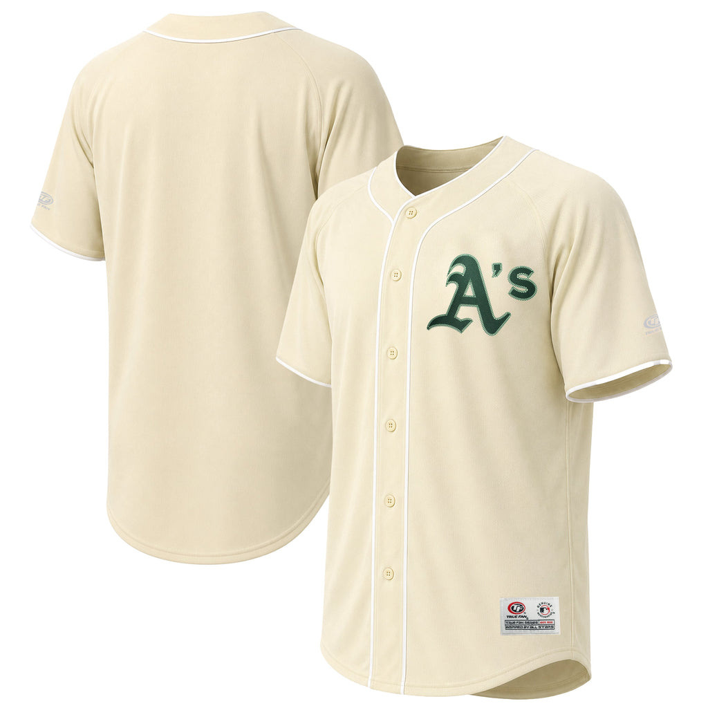 Men's Athletics Stitches Cream Fashion Jersey - 2