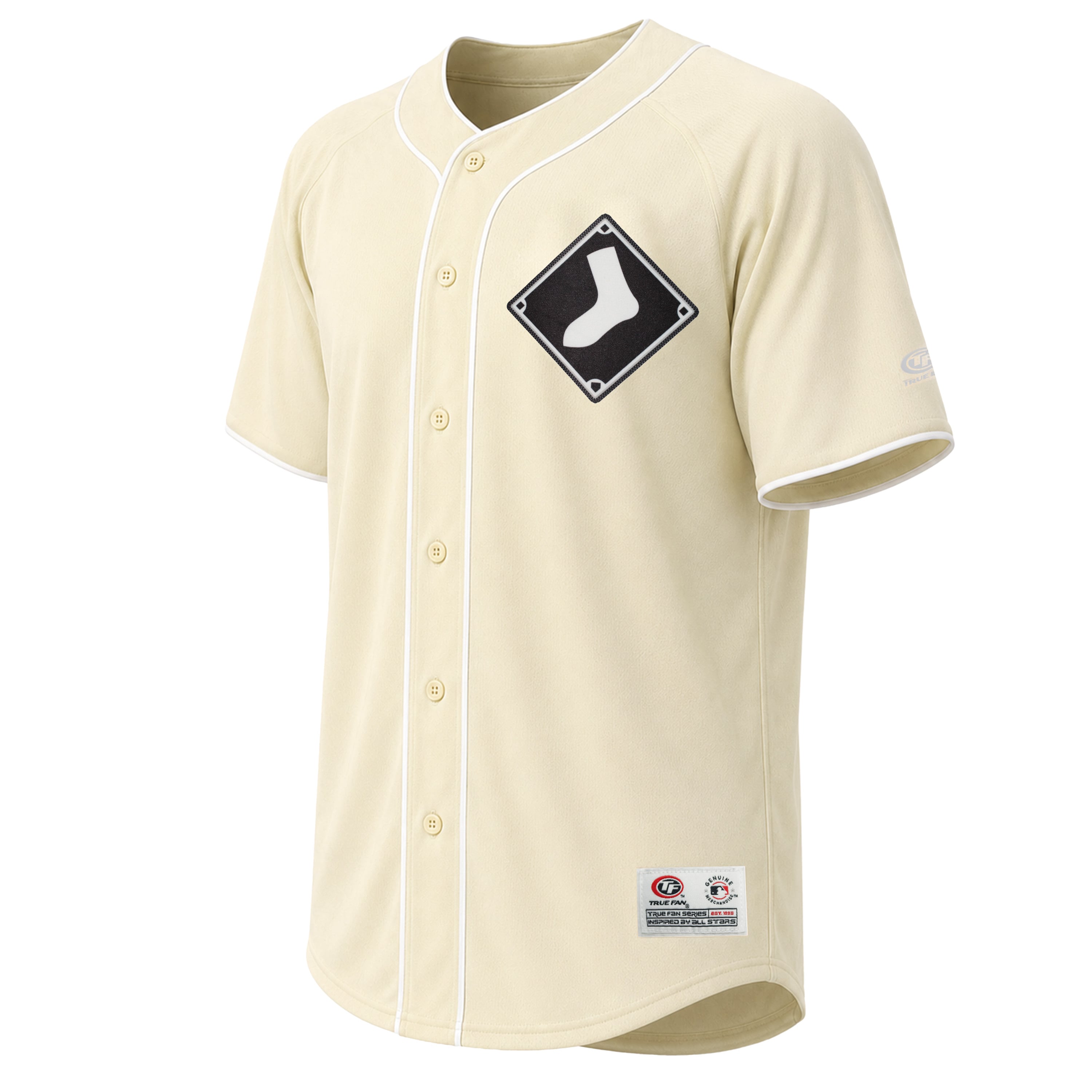 Men's Chicago White Sox Stitches Cream Fashion Jersey - 3