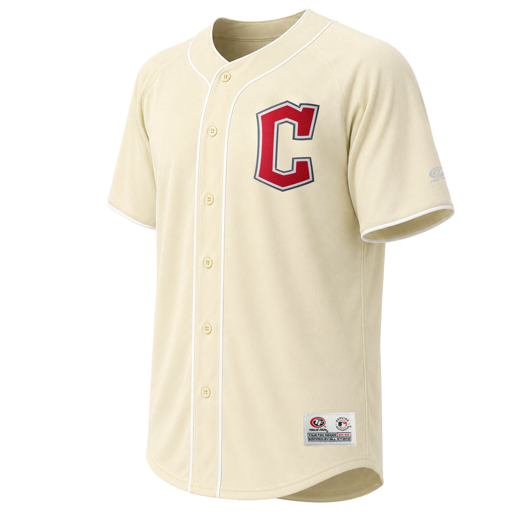 Men's Cleveland Guardians Stitches Cream Fashion Jersey - 3