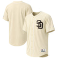 Men's San Diego Padres Stitches Cream Fashion Jersey