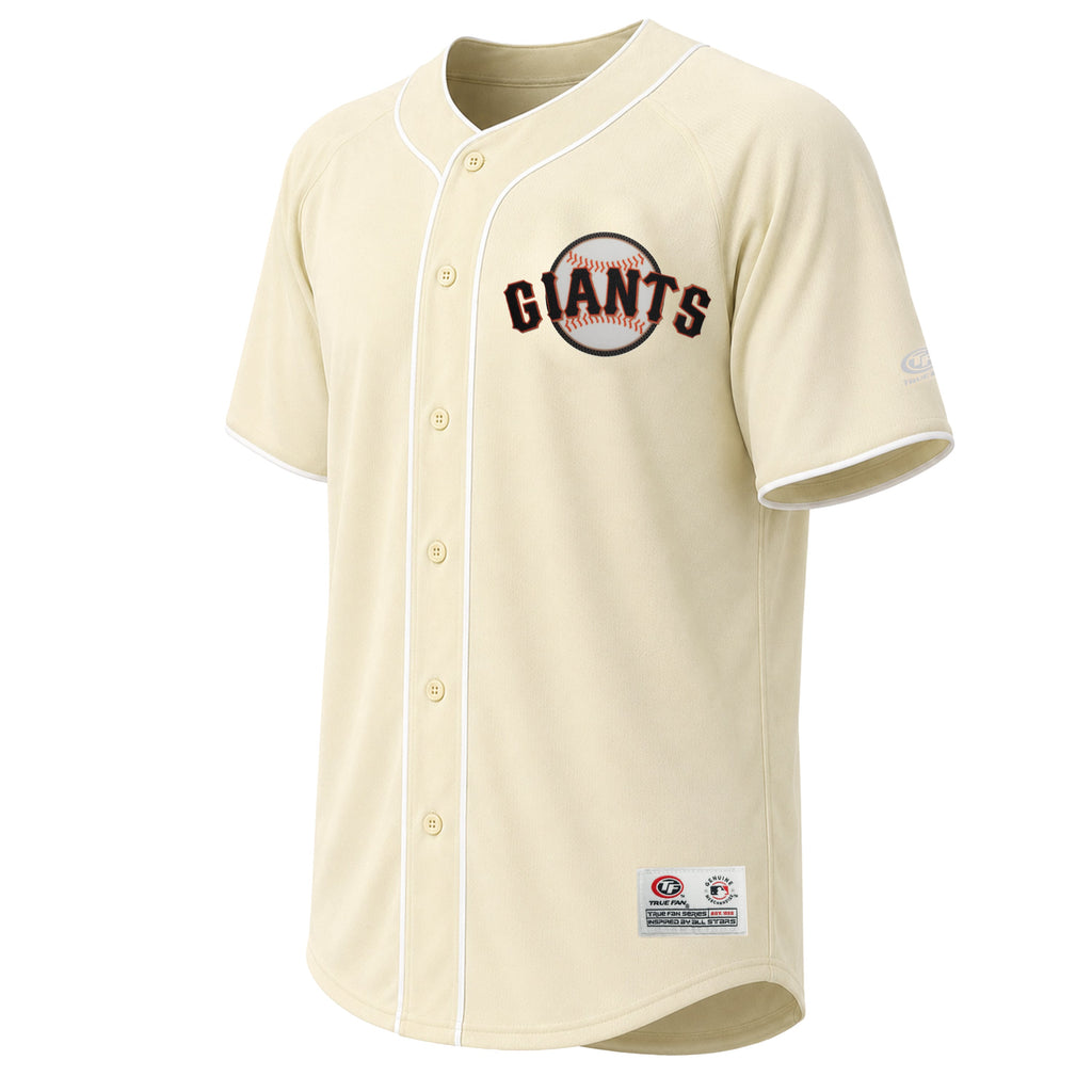 Men's San Francisco Giants Stitches Cream Fashion Jersey - 3